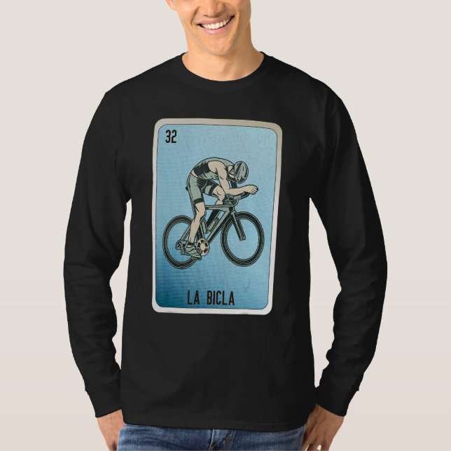 La Bicla Mexican Slang Lottery Bingo Cards T-Shirt (Vorderseite)