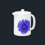 La Bluette Teapot<br><div class="desc">Einfache blaue Blume Teekanne. Sehr modern. Dieses Design ist auch auf Tellern und Tasse erhältlich.</div>