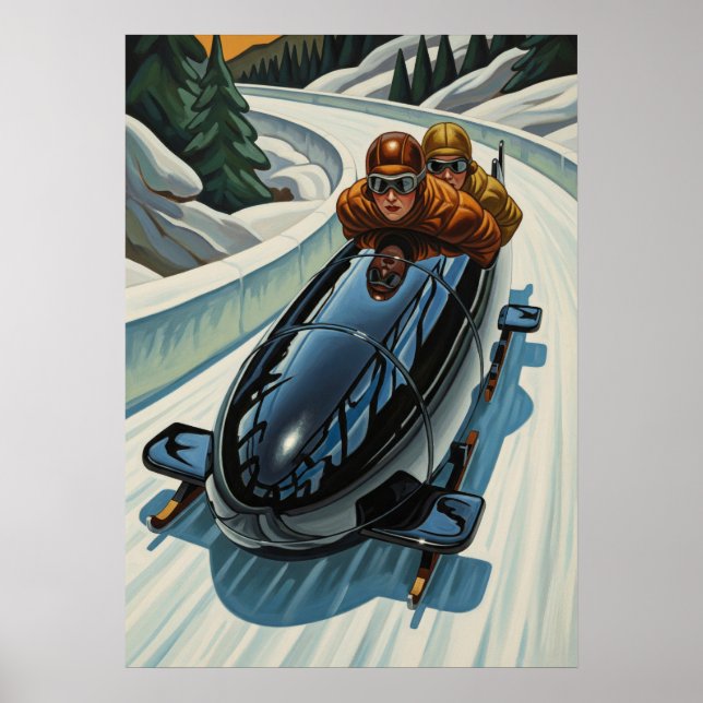 LA BOBEUSE (Bobsleder) Poster (Vorne)