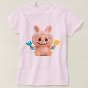 La Bobo – Süßes, Schelmisches Hasen-Charakter T-Sh T-Shirt