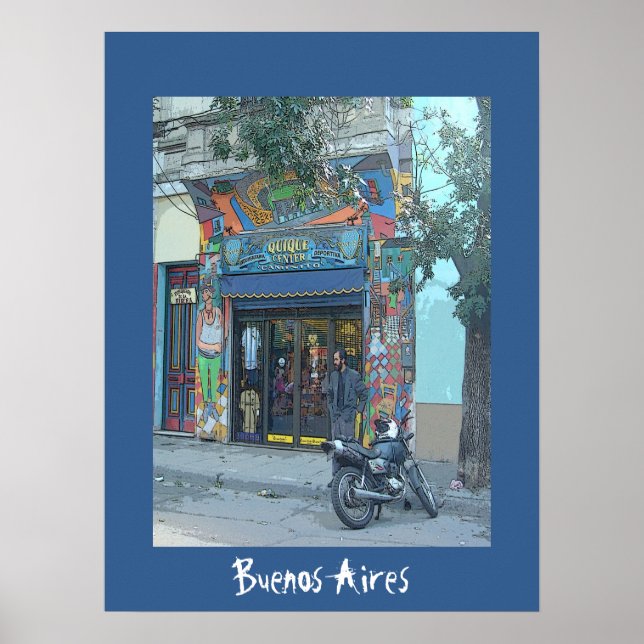 La Boca - Buenos Aires Poster (Vorne)