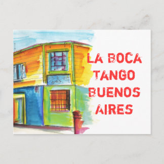 La Boca Tango Postkarte