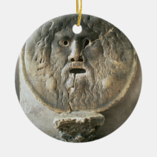 La Bocca di Verita (der Mund der Wahrheit) (Foto) Keramikornament