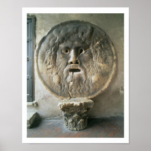 La Bocca di Verita (der Mund der Wahrheit) (Foto) Poster