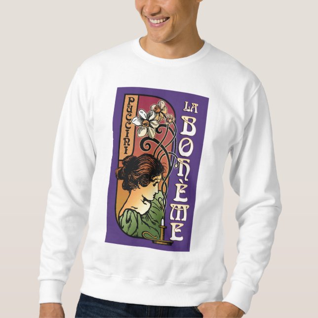 La Boheme, Oper Sweatshirt (Vorderseite)