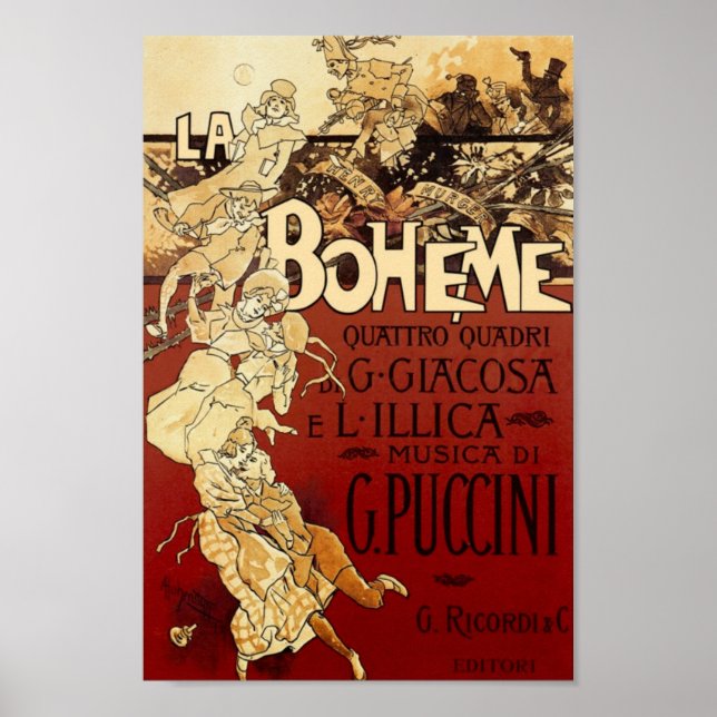 La Boheme Poster (Vorne)