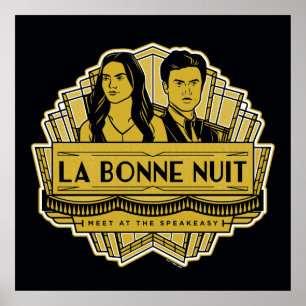 La Bonne Nuit - Treffen Sie sich bei der Speakeasy Poster