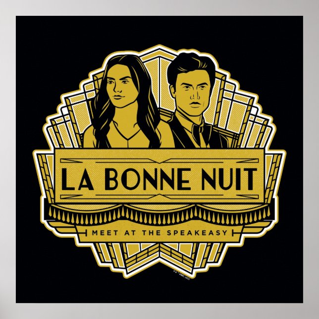 La Bonne Nuit - Treffen Sie sich bei der Speakeasy Poster (Vorne)