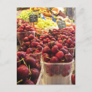 La Boqueria Market, Barcelona, Spanien Postkarte