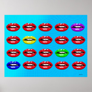 La Bouche - Der Mund Pop Art Poster