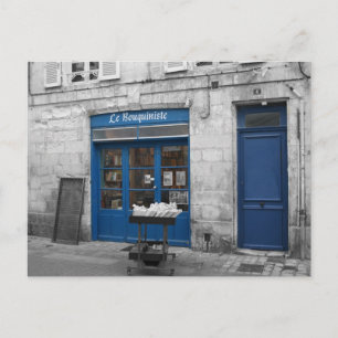 La Bouquiniste Postkarte