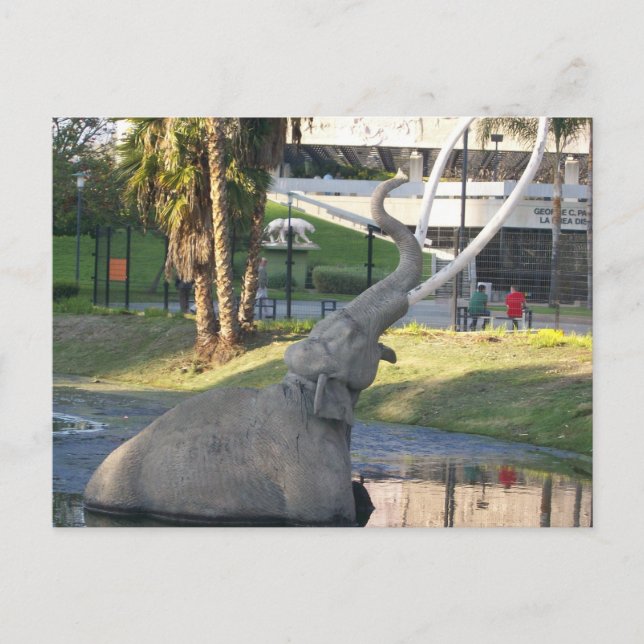 LA BREA TAR PITS #1 Postkarte (Vorderseite)