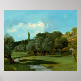 La Bretonnerie - Gustave Courbet Kunst, Dichtung u Poster