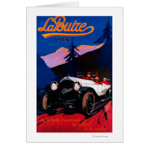 La Buize Lyon Vintag PosterEurope