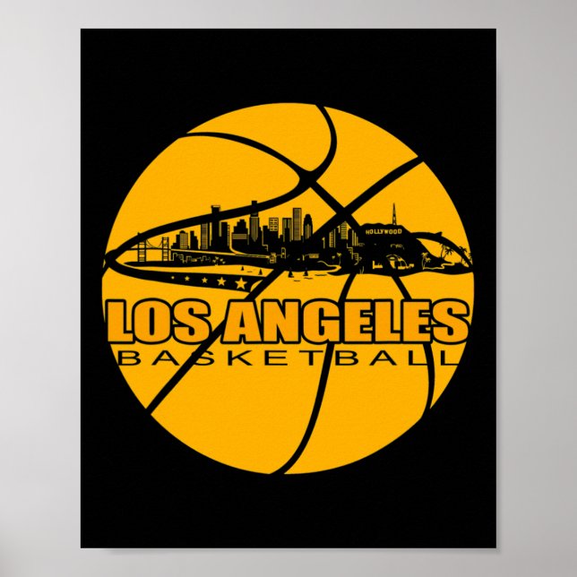 La Bysketbyll Lover Gift - Los Angeles Bysketbyll Poster (Vorne)