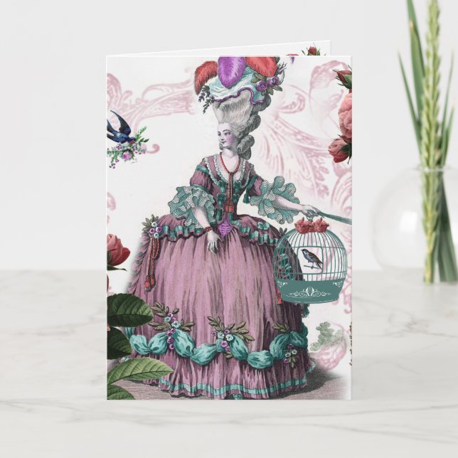 la cage aux oiseaux  (The Bird cage) Karte (Vorderseite)