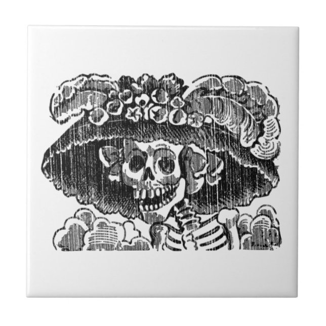 La Calavera Catrina Fliese (Vorderseite)