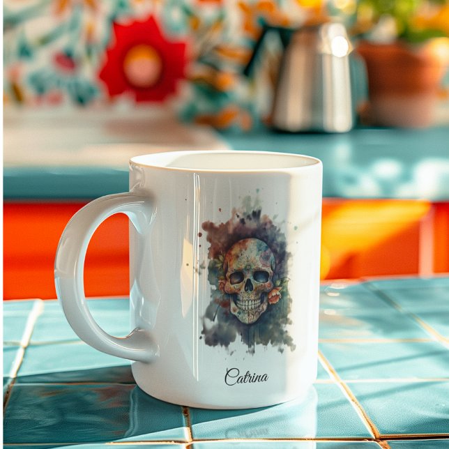 La Calavera Hermosa, Brauch Kaffeetasse (Von Creator hochgeladen)