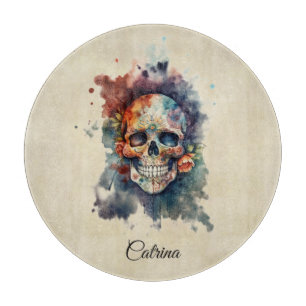 La Calavera Hermosa, Brauch Schneidebrett