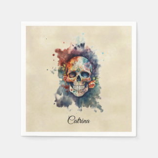 La Calavera Hermosa, Brauch Serviette