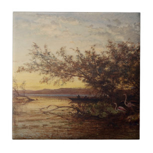 La Camargue, Coucher De Soleil - Félix Ziem Fliese