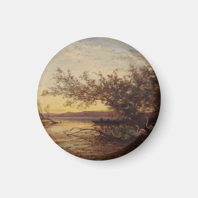 La Camargue, Coucher De Soleil - Félix Ziem Magnet (Vorne)