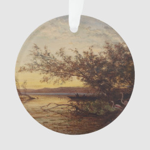 La Camargue, Coucher De Soleil - Félix Ziem Ornament