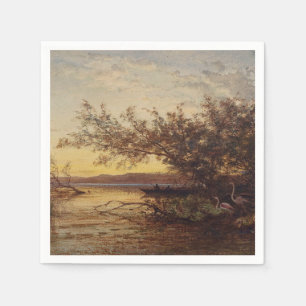 La Camargue, Coucher De Soleil - Félix Ziem Serviette