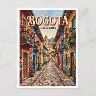 La Candelaria Bogota Kolumbien Postkarte