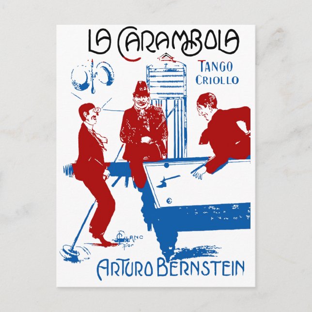 La Carambola Tango Postkarte (Vorderseite)
