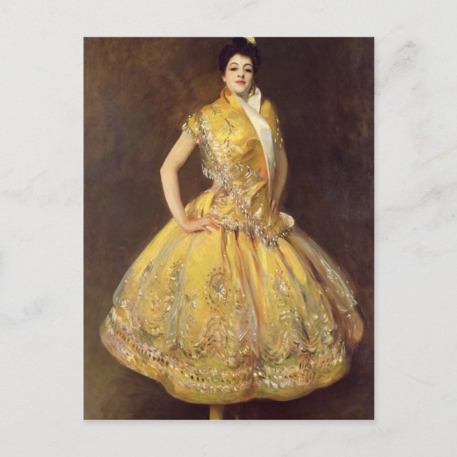 La Carmencita, 1890 Postkarte (Vorderseite)