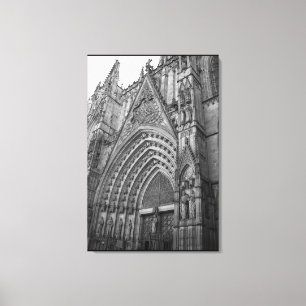 La Catedral Wrapped Canvas Foto Print (Barcelona) Leinwanddruck