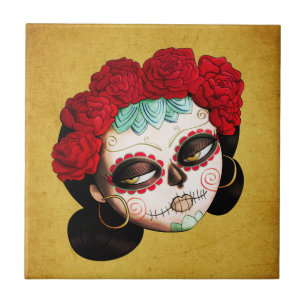 La Catrina - Dia de Los Muertos Girl Fliese