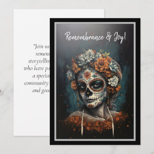 La Catrina Ewiger Geist Dia de los Muertos Einladung