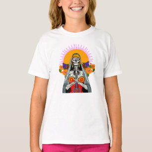 La Catrina in einem modernen, farbenfrohen Stil T-Shirt