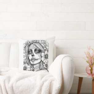 La Catrina Kissen