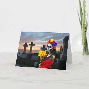 La Catrina Party Einladung. Karte