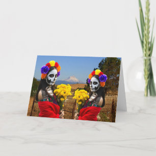 La Catrina Party Einladung. Karte