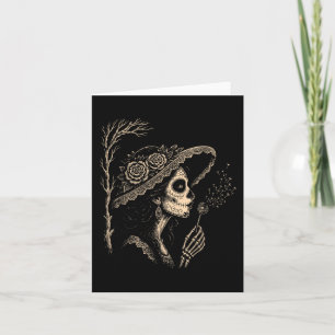 La Catrina pustet Wünsche Löwenzahn Vintage Lustig Karte
