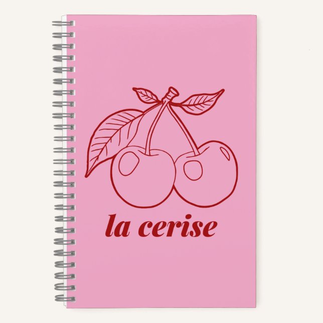 La cerise pin notizbuch (Vorderseite)