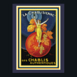 La Chablisienne Art Deco Poster 12 x 16<br><div class="desc">Noch ein schönes Beispiel von Leonetto Cappiello. Vintages Werbeplakat für La Chablisienne. 12 x 16</div>