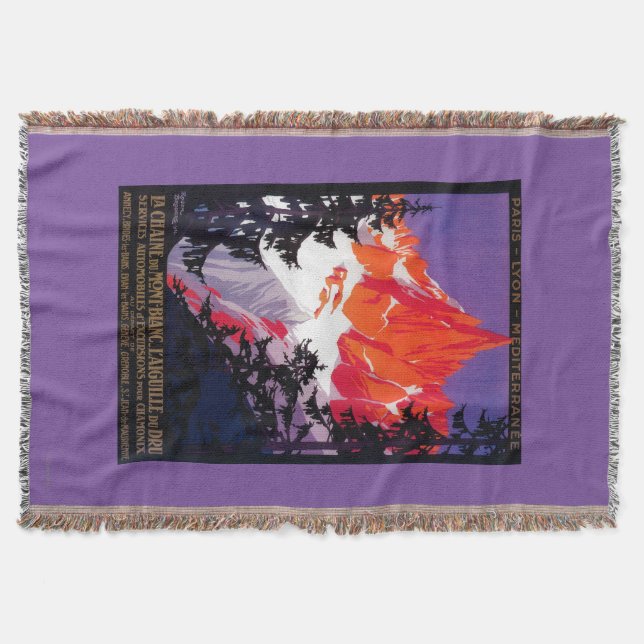 La Chaine De der Montblanc Vintages PosterEurope Decke (Vorderseite)