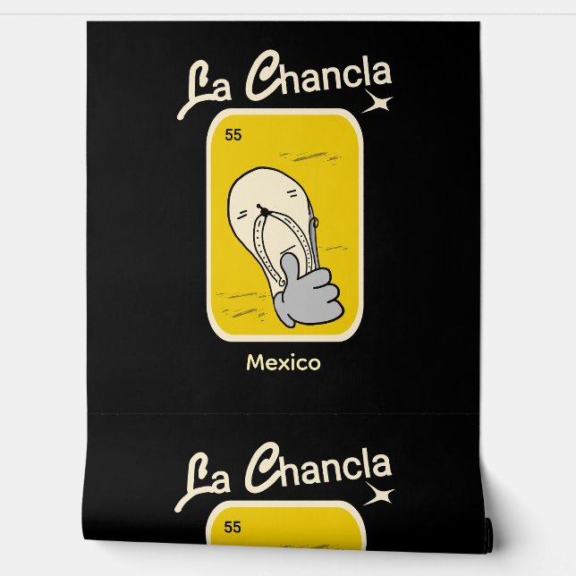 la Chancla yellow  Tapete (Abrollen)