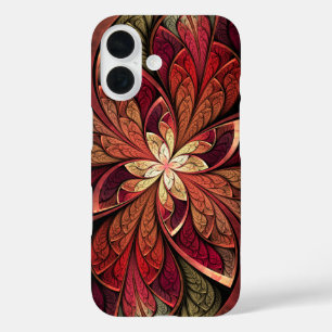 La Chanteuse Rouge Red Abstrakt Pattern iPhone 16 Hülle