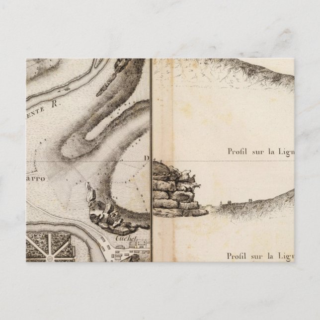 La Charente Atlas Karte (Vorderseite)