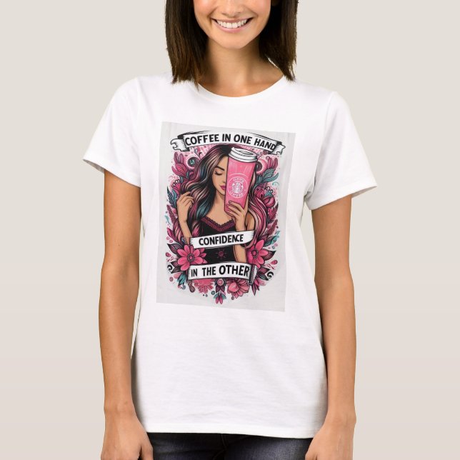 La chica del café T-Shirt (Vorderseite)