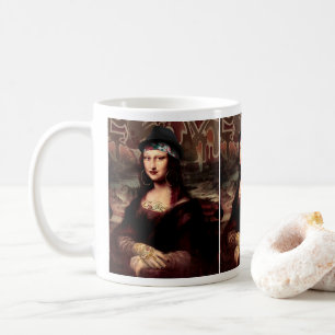 La Chola Mona Lisa Mexikanisch Kaffeetasse