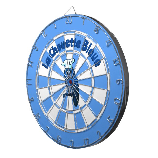 La Chouette Bleue Café Dartscheibe (Vorderseite rechts)