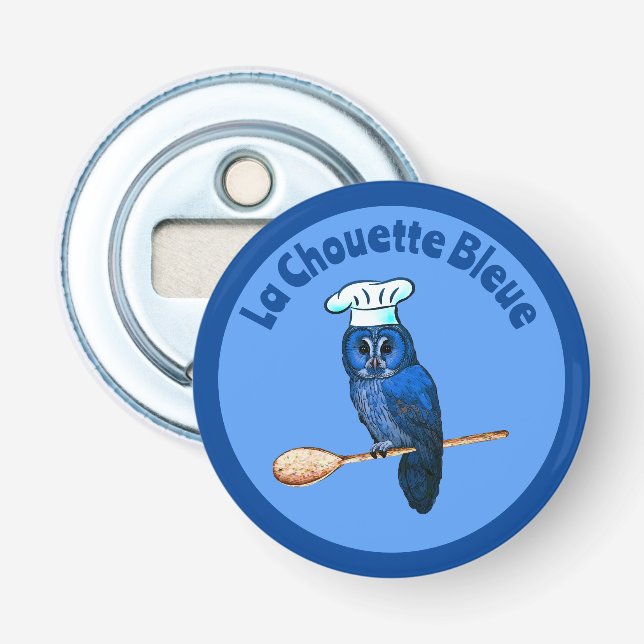 La Chouette Bleue Café Flaschenöffner (Vorderseite)