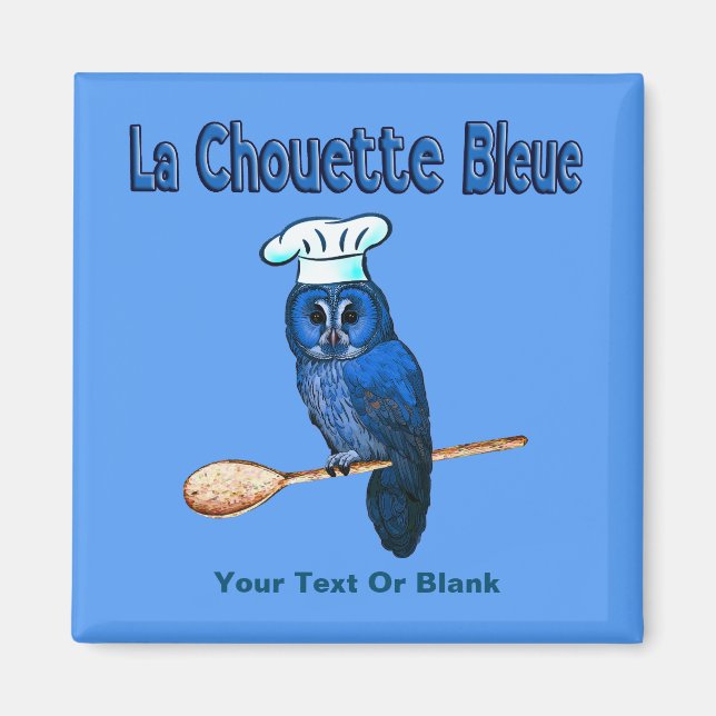 La Chouette Bleue Café Magnet (Vorne)
